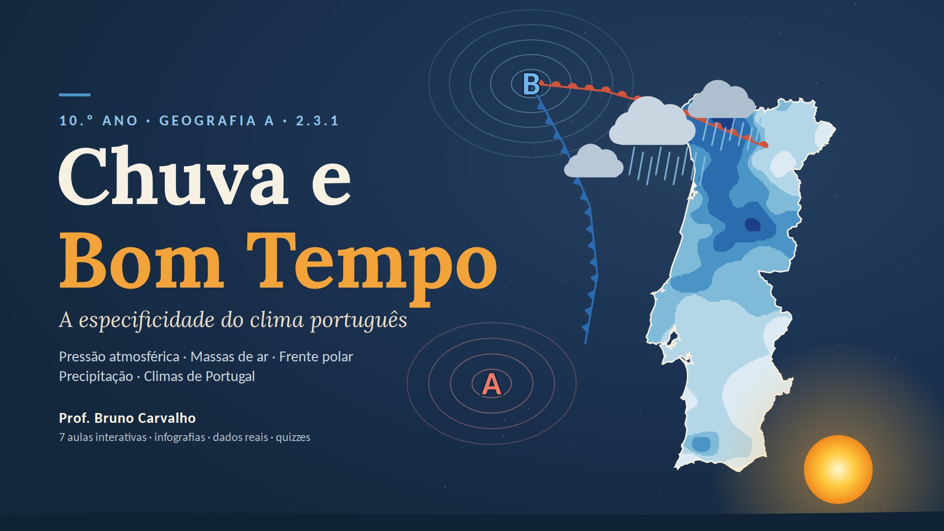 10.º Ano – 2.3.1. Chuva e Bom Tempo