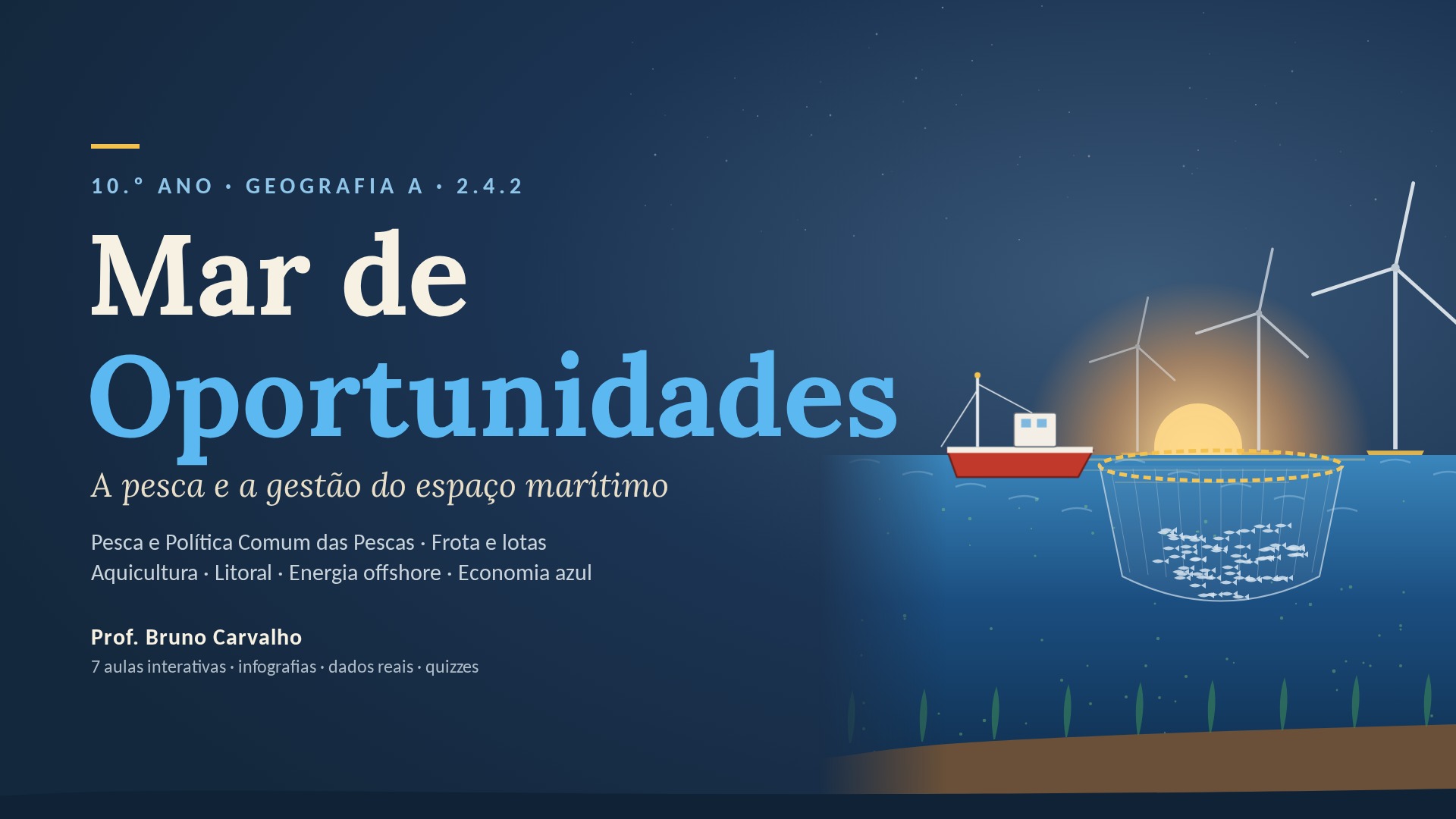 10.º Ano – 2.4.2. Mar de Oportunidades