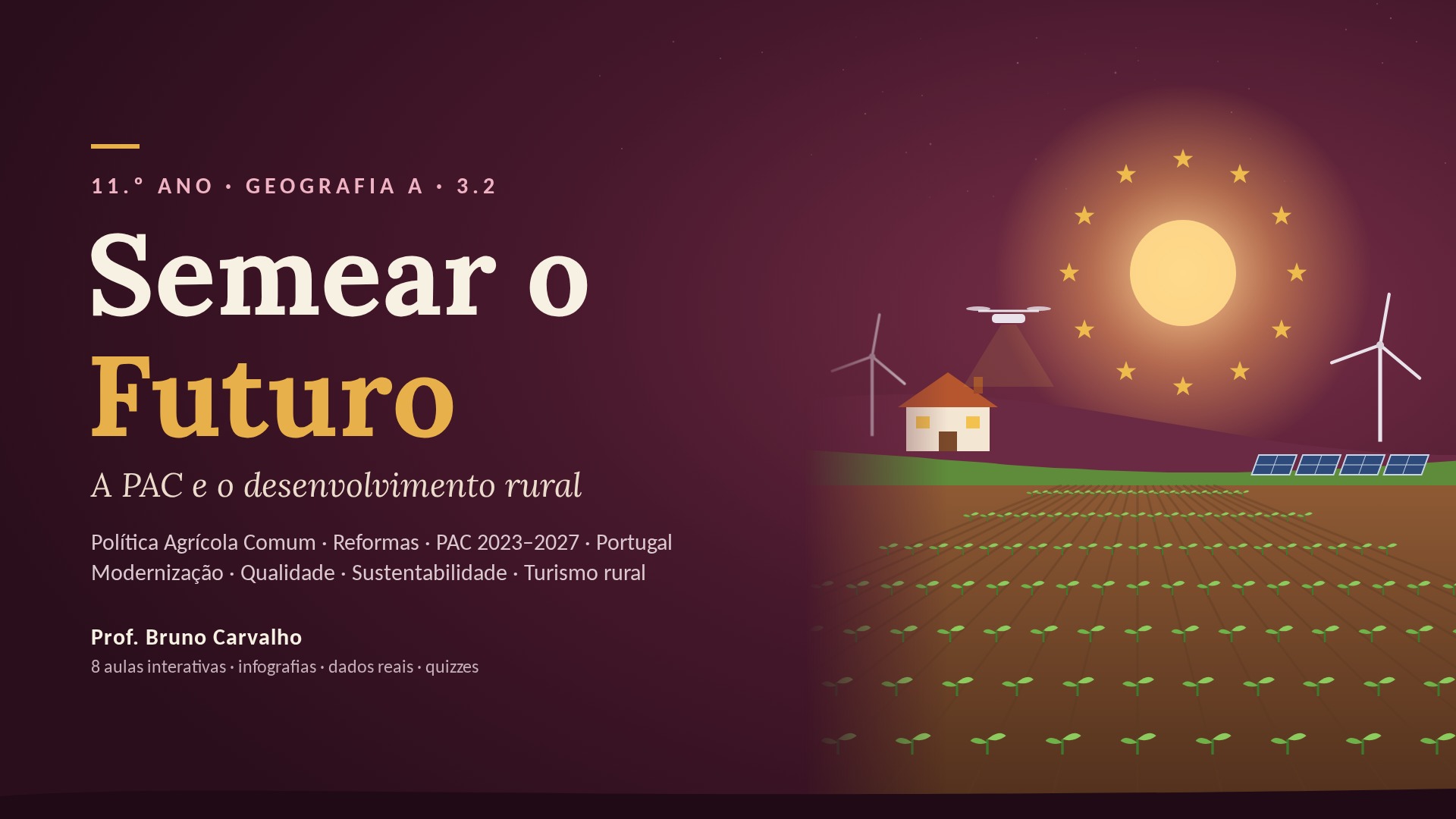 11.º Ano – 3.2. Semear o Futuro
